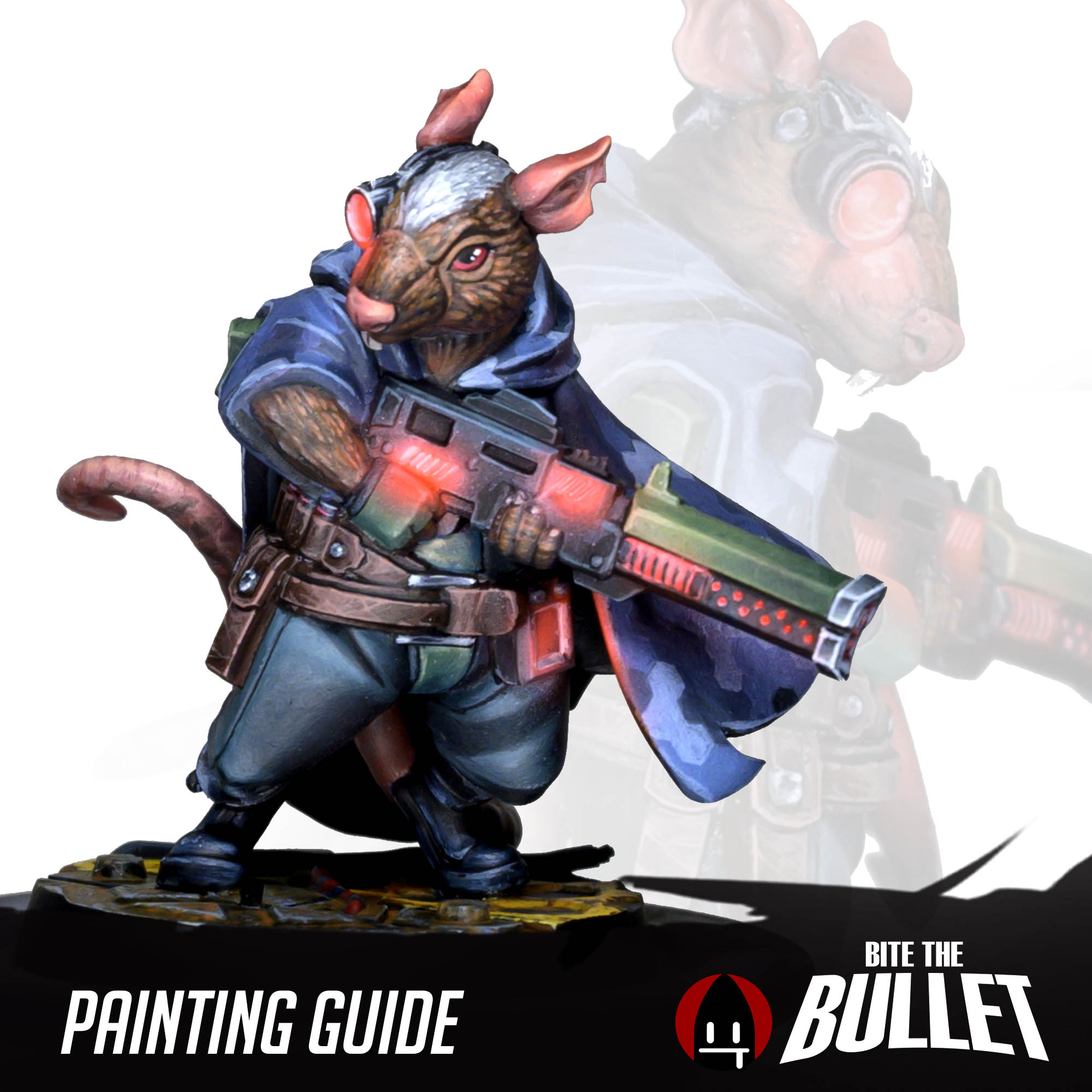 [PDF Only] (Painting Guide) Space Ratfolk Soldier